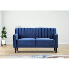 Wayfair.com has been visited by 1m+ users in the past month Sabatino Velvet 57 5 Inch Square Arms Loveseat Overstock 31244212
