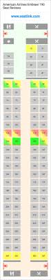 American Airlines Embraer 190 E90 Seat Map Seating