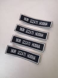 Senin, 18 januari 2021 18:51 wib. Nametag Sulam Mrs Sticker