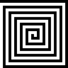 Seamless black white vector square pattern design background. Spiral Square Pattern Free Vector Graphic On Pixabay
