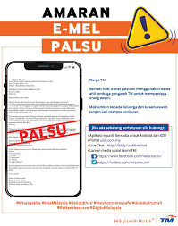 Telekom malaysia is the national phone company, and service is generally reliable. Tm Scam Alerts