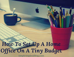 Fill your office with vibrant art to energise your space and make. Home Office Ideas On A Tiny Budget Simple Inspired Blog
