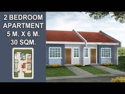 30 Sqm Small Beautiful Simple Pinoy Ofw Apartment Youtube Small Apartment Building Design Small Apartment Complex Guest House Plans