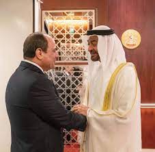 سلطت صحف الإمارات الضوء على لقاء الرئيس السيسى، والشيخ محمد بن زايد آل نهيان ولى عهد أبوظبي نائب القائد الأعلى للقوات المسلحة، خلال زيارته الـ 23 إلى مصر، بين سلسلة الزيارات المصرية الإماراتية منذ عام 2014، وأشادت الصحف. Ù…Ø·Ø§Ø± Ø§Ù„Ø±Ø¦Ø§Ø³Ø© Ø³ÙŠØ¯ÙŠ ØµØ§Ø­Ø¨ Ø§Ù„Ø³Ù…Ùˆ Ø§Ù„Ø´ÙŠØ® Ù…Ø­Ù…Ø¯ Ø¨Ù† Ø²Ø§ÙŠØ¯ Ø¢Ù„ Ù†Ù‡ÙŠØ§Ù† ÙˆÙ„ÙŠ Ø¹Ù‡Ø¯ Ø£Ø¨ÙˆØ¸Ø¨ÙŠ Ù†Ø§Ø¦Ø¨ Ø§Ù„Ù‚Ø§Ø¦Ø¯ Ø§Ù„Ø£Ø¹Ù„Ù‰ Ù„Ù„Ù‚ÙˆØ§Øª Ø§Ù„Ù…Ø³Ù„Ø­Ø© Ø­ÙØ¸Ù‡ Ø§Ù„Ù„Ù‡ ÙˆØ±Ø¹Ø§Ù‡ Ø£Ø±Ø­Ø¨ Ø¨Ø¶ÙŠÙ Ø§Ù„Ø¨Ù„Ø§Ø¯ Ø§Ù„ÙƒØ¨ÙŠØ± Ø§Ù„ØµØ¯ÙŠÙ‚ Ø§Ù„Ø¹Ø²ÙŠ