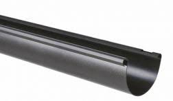 2 m, kunststoff, grau online bestellen oder reservieren & abholen im fachcentrum. Halbrunde Dachrinne Rg 100 125 Anthrazit Metallic