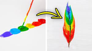 Completing monotypic casts on a separate sheet with a search for deep saving meanings is a very effective art therapy crafts. 32 Simple Yet Brilliant Art Ideas Youtube
