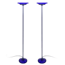 pair of international klein blue uplighters 1stdibs com floor lamp lighting vintage mid century lamps modern floor lamps