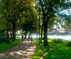 Historic sluiceway of the bleachery diverted water to the water wheels, eventually emerging into the river as waste which sometimes turned the river bright colors. Boston S Best Bike Paths Mapped Curbed Boston