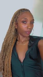 There are a lot of ways to style them! What Do You Think Of These Blonde Box Braids On My Skin Tone I Did These Myself Hair
