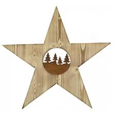 Dort verbringen sie ihre zeit, um sich vom anstrengenden alltag zu erholen. Holzschild Stern Mit Edelrost Tannen Als Wanddeko Online Kaufen
