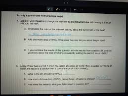 Gizmo calorimetry lab answers fill online. Solved Get The Gizmo Read Activity C Click Reset Weak Chegg Com