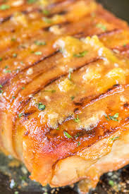 Mushrooms get meltingly tender in the slow cooker. Slow Cooker Bacon Wrapped Schweinelende Einfaches Und Gesundes Rezept