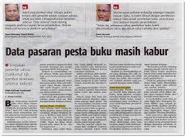 Kenyataan akhbar mapt ke 35. Blog Perpustakaan Jbpm Data Pasaran Pesta Buku Masih Kabur Keratan Akhbar Berita Harian 17 April 2019