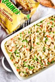How do you make chicken and homemade noodles? Chicken Noodle Casserole Lemon Tree Dwelling