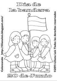 Maybe you would like to learn more about one of these? Pintamos Banderas Argentinas Para El 20 De Junio Imagenes Del Creador De La Bandera Manuel Belgrano Colorear Imagenes