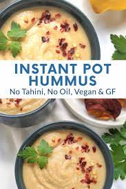 Instant Pot Hummus Without Tahini Or Oil Vegan Gf Recipe Hummus Recipe Homemade Oil Free Hummus Recipe Vegan Hummus Recipe