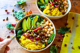 Japanese rice, here in the us called calrose rice produced in california, is medium grain and. Top 7 Healthy Plant Based Bowls For 500 Calories Sharon Palmer The Plant Powered Dietitian