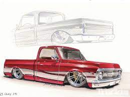 Pin By Jeff Brockman On Car Toons Renderings Sketches Chevy C10 Custom Chevy Trucks Classic Chevy Trucks