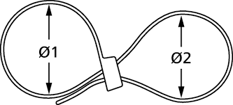 Lanière 210×4.7mm noir -T50RDH