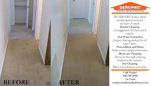 39 Years Of Experience And The Top Of The Industry Professional Training Makes Servpro The Best Call For Carpet Cleaning Restoration Types Of Carpet Cleaning