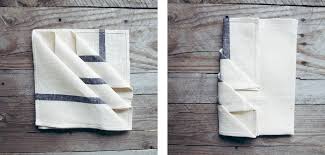 It is better if the colors are contrast, for example, red and white. 5 Napkin Fold Tutorials Nalata Nalata