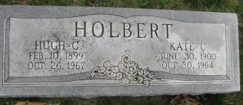 Kate Thomas Chittum Holbert (1900-1964)