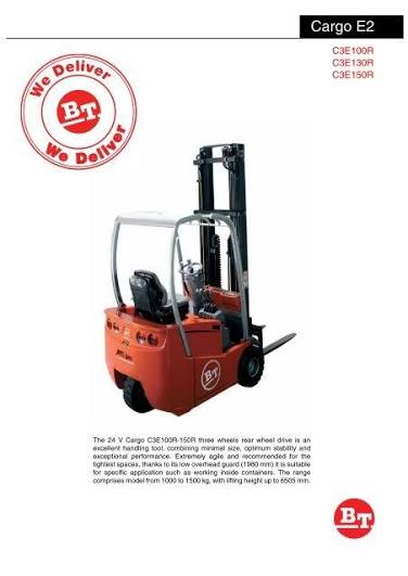 BT C3E100R Forklift