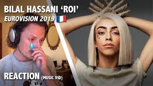 He represented france in the eurovision song contest 2019 in israel with the song roi. Reaction Roi Bilal Hassani Eurovision 2019 Music Video Youtube