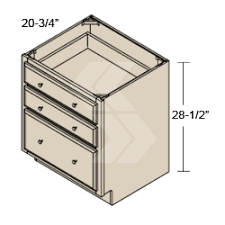 You can go wider, but the wider you go the more chance that the. Odb18 Colonial Maple Bright White Office Drawer Base Cabinet 3 Drawer Framed Assembled Kitchen Cabinet Base Cabinets White Office Assembled Kitchen Cabinets