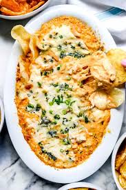 Preheat the oven to 350 degrees f. Easy Easy Cheesy Buffalo Chicken Dip Foodiecrush Com