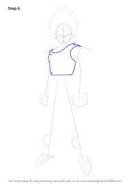 Learn How To Draw Vegeta From Dragon Ball Z Dragon Ball Z Step By Step Drawing Tutorials Goku Desenho Tutoriais Desenhos