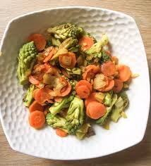 Wok De Chou Romanesco Et Carottes Comment J Ai Change De Vie Recette Chou Romanesco Recette Recettes Wok Chou Romanesco