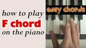 The regular f# chord is a triad, meaning that it consists of three notes. F Chord Piano How To Play F Major Chord On The Piano Or Keyboard Youtube