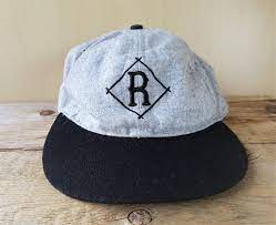 Vintage Roots Canada Hat R Logo 2 Tone Sports Strapback Etsy Logo 2 Baseball Dad Hats
