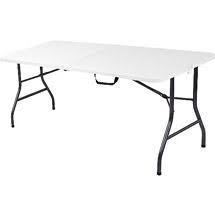 Mainstays 6 Foot Long Center Fold Table By Cosco Multiple Colors Walmart Com Folding Table Folding Dining Table Table And Chairs
