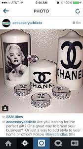 Chanel Diy Candles Chanel Decor Chanel Candles Chanel Inspired Room