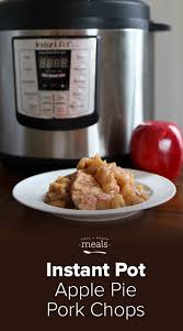 Brown for roughly 2 minutes per side. Apples Pork And Cinnamon Combine In This Freezer Meal That You Can Put Into Your Pressure Cooker F Instant Pot Pork Chops Instant Pot Pork Instant Pot Recipes