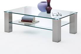 Beide stehen für echte gemütlichkeit und zeitlose natürlichkeit. Couchtisch Asta Glas Und Metall 110 Cm