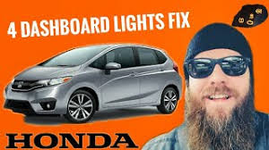 Honda Fit 4 Dashboard Warning Lights How-to Fix Tutorial 2022 💯😁