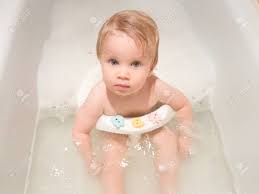 Bathtubs are not just a place where you scrub your toddler clean, but also a place for frolic. A Little 1 5 Year Old Baby Boy Playing In A Bubble Bath Cute Kid Washing With Foam In Bathtub Stock Photo Picture And Royalty Free Image Image 68018589