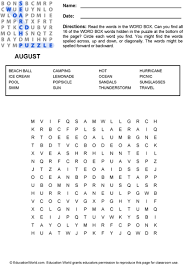 Find the most relevant results with searchandshopping.org. Word Search Puzzle Education World