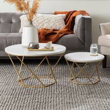 Today we are gonna make a marble coffee table for crazy cheap!i fell in love in the second i saw athena calderone's. Download 40 Round Marble Nesting Coffee Table