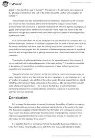 The British East India Company - 1516 Words | Essay Example