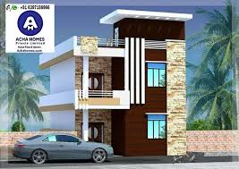 25 Feet By 60 Stylish House Plan With 4 Bedrooms Small House Elevation Design Duplex House Design Modern House Floor Plans