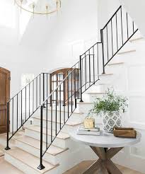 Interior Railing Stairs Home Interior Design Traditional House House Interior
