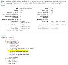 Deployment Metadata Deploy Package Xml Failure Salesforce Stack Exchange