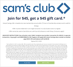 Free sam's club membership with $45 gift card (new members only + code required) sponsored links hurry: Join Sam S Club With This Deal And Your Membership Fee Is Effectively Free Savings Beagle