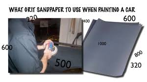 sand a car for paint what grit of sandpaper to use when blocking and final sanding