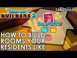 Dragon Quest Builders 2 Build A Room To Your Residents Liking Guide Youtube Dragon Quest Dragon Builder