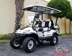 Large inventory of custom golf carts for sale. 2020 Icon I40l Customized Company Golf Cart Custom Golf Carts And Golf Cart Custom Builds In West Palm Beach Fl Electric Golf Carts And Street Legal Carts